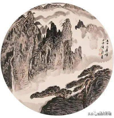  这组山水画,富有诗意