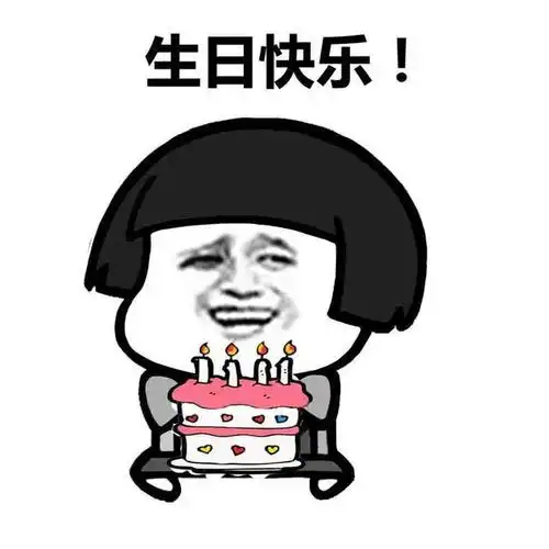 生日快乐表情包可爱头像