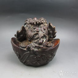  宣德年制款全铜蟾蜍招财风水摆件