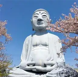  奇日本爱知县布袋大佛居然戴上墨镜