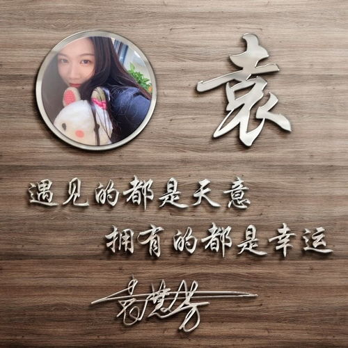  你该换个微信头像了,今日3d专属姓氏签名头像,有你喜欢的吗