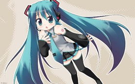  求初音的表情和超萌的壁纸