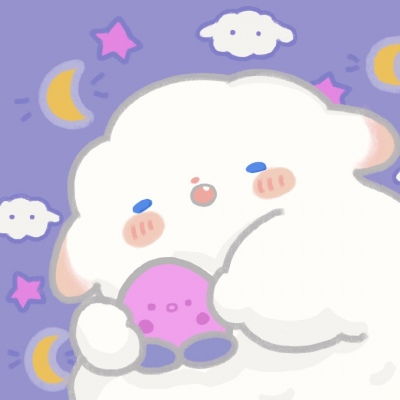  可爱小羊羔手绘头像