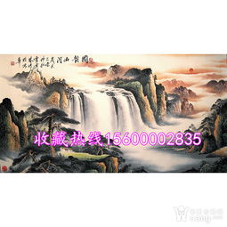  霍广林大师国韵山河国画山水画真迹家居装饰画挂画咨询有优惠