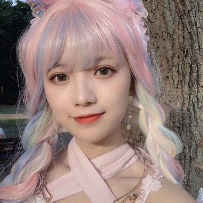  粉色系小仙女头像高清2020最潮最火抖音头像