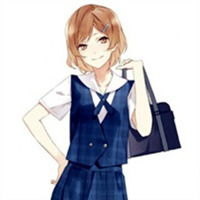  闺蜜头像校园风穿校服动漫微信头像图片大全