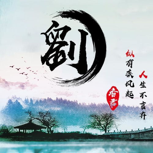  你改换个头像了,28张励志古风水墨姓氏微信头像,赶紧领走