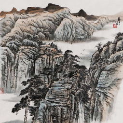  画家梁月的山水,堪称大美大雅