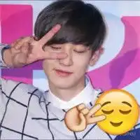  朴灿烈表情包带字图片大全萌萌哒灿烈文字表情图片