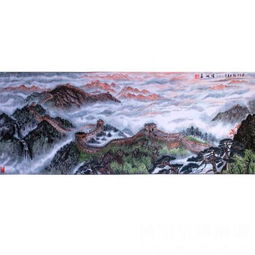  长城颂山水画张泽军作品类别国画山水作品