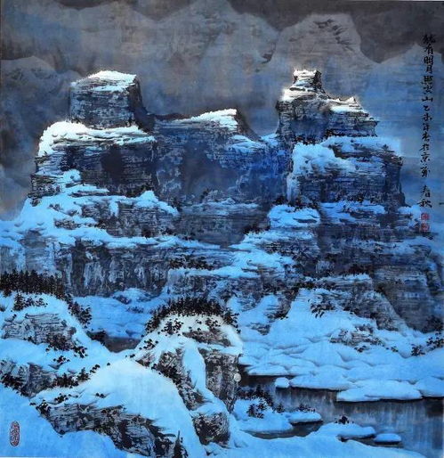  100幅山水雪景的画法一生受益的国画教程