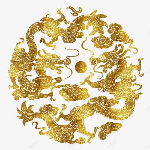  中国风金色龙古风水墨龙透明装饰ps合集元素免抠png设计图片免费下载页面网页平面电商创意素材水墨龙素材