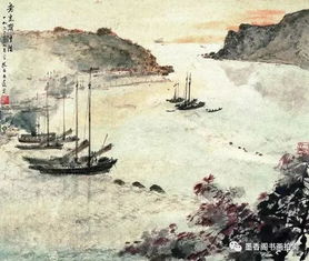  南北二石之傅抱石大师的巨作精品