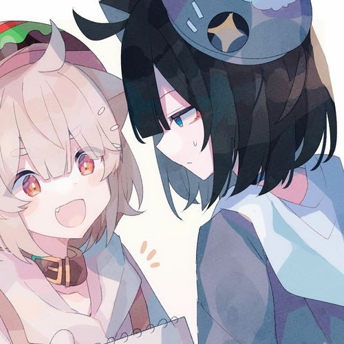 初音未来闺蜜头像一左一