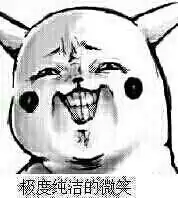  求极度纯洁的微笑皮卡丘图