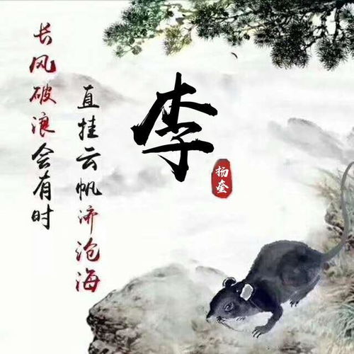  十二生肖百家姓签名头像,中国风水墨风格专属于你,喜欢请带走