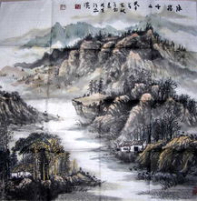  孟轩绘画作品