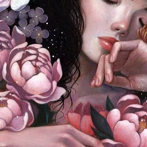  这样浪漫唯美的花仙子插画,戳中你的少女心吗