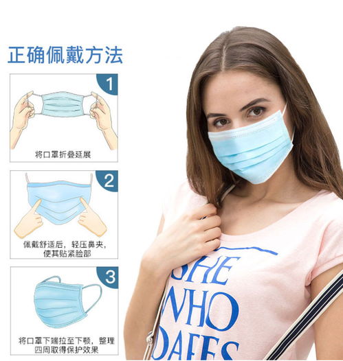  一次性口罩女男成人防飞沫防尘防护雾霾透气三层含熔喷布