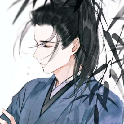  动漫古风男头抱图留赞