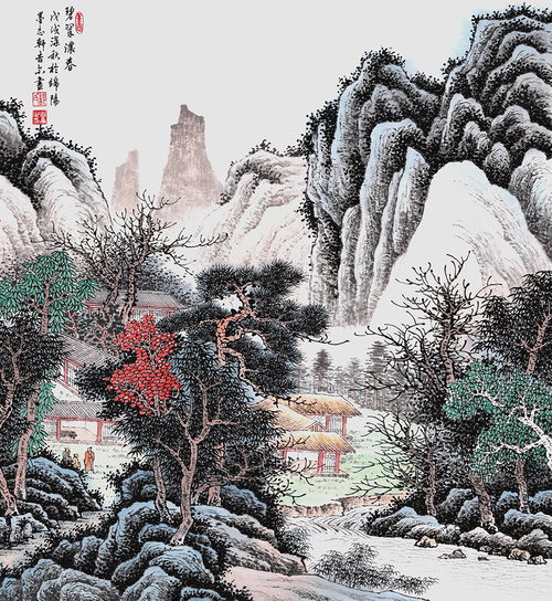  走廊挂什么画好精品山水装饰美丽之家