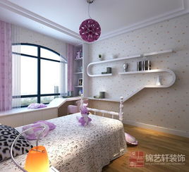  小房间装饰画床头灯书架墙面装饰窗帘椅凳简约风格小面积儿童房背景墙装修图片简约风格单人床图片效果图