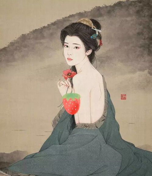  90后姑娘用古风线条,画出女子极致的美,每一张都惊艳了时光