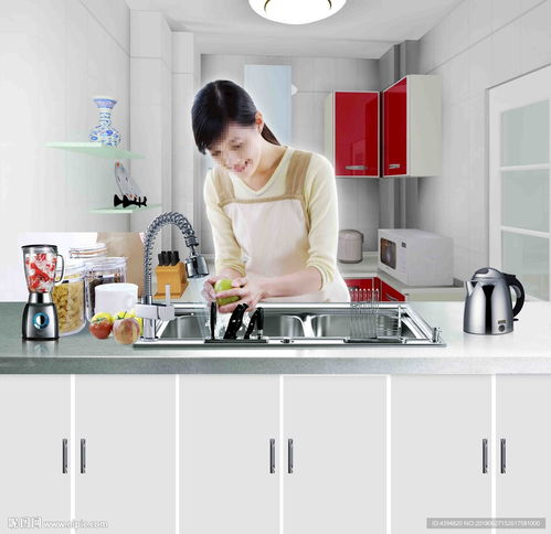  厨房做饭图片