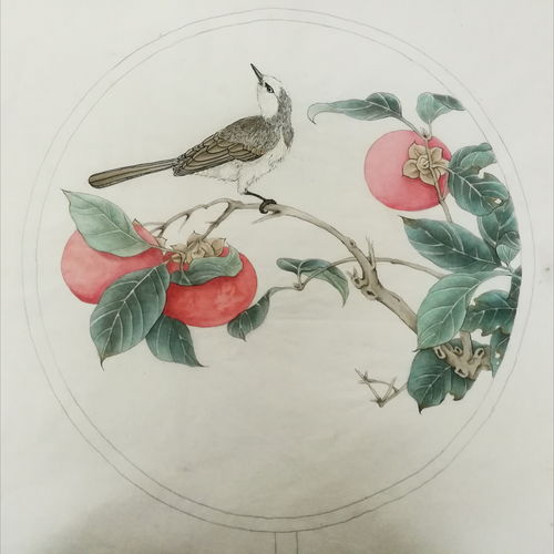  国画工笔花鸟