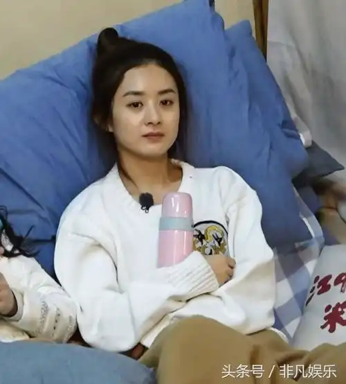  赵丽颖素颜竟然长这样绝色美女变路人