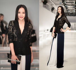  纽约时装周中国女星斗艳李冰冰娜扎腿长