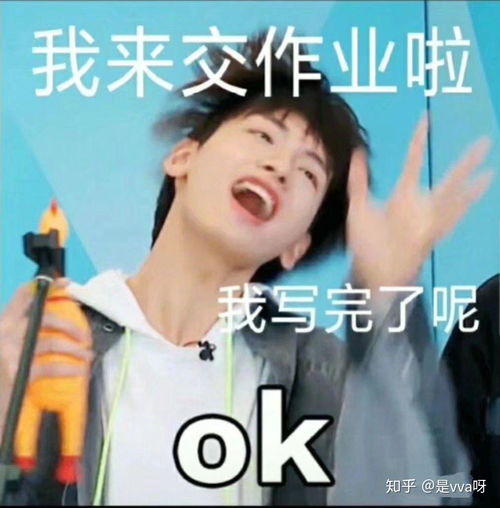  有没有像下面老师我作业写完了的表情包哈哈哈哈
