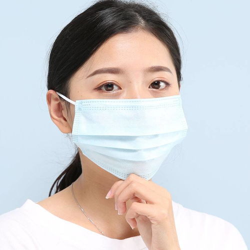  绿舰50只口罩一次性口罩女男成人防飞沫防尘防护雾霾透气三层
