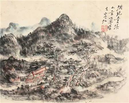  浅析山水画中之抽象造型