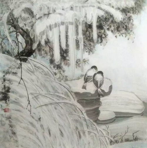 画画的人王风贤冰雪矾墨画与传统国画汇报展