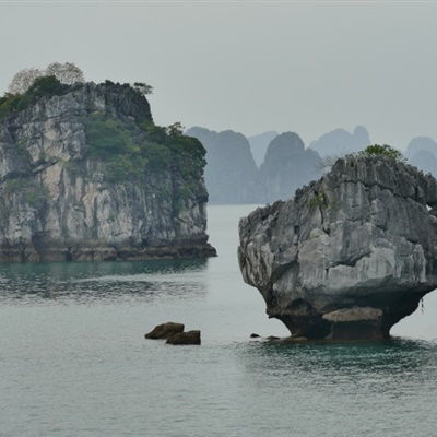  好看唯美越南下龙湾风景微信头像图片
