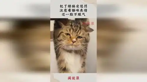  犯了错接受惩罚,注意看猫咪表情,还一脸不服气
