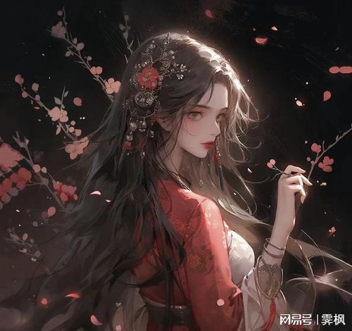  古风女子头像,花开有落时,人生容易老