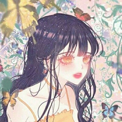  手绘少女动漫头像