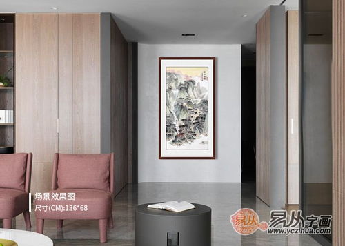  走廊尽头适合挂什么画名家手绘山水画装饰更雅致