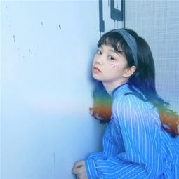 单眼皮口罩头像女生专用