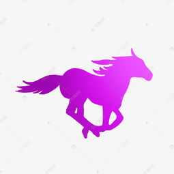  红色渐变的奔跑的骏马素材图片免费下载高清psd千库网图片编号11872863