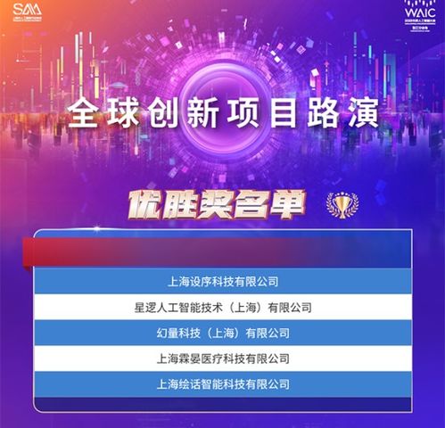  2023世界人工智能大会全球创新项目路演成功举办