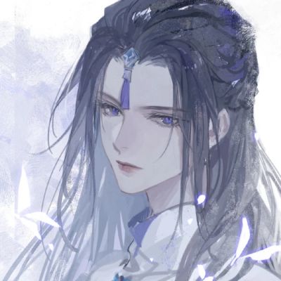 口罩头像男卡通图片古风
