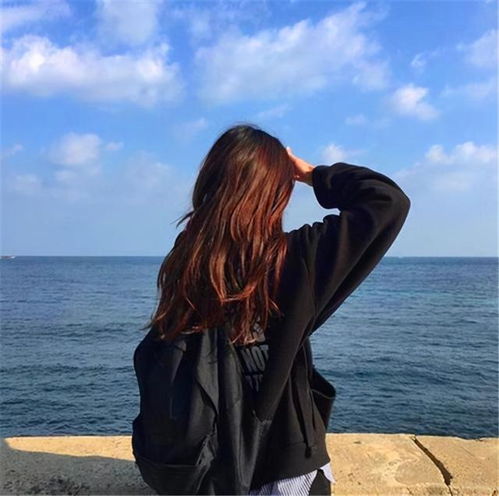 头像背影手绘人心