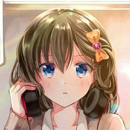 漫画女孩头像可爱呆萌