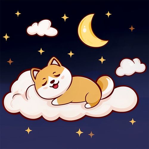  好玩可爱的土狗田园犬表情包,收藏起来和朋友们分享快乐