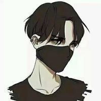 口罩动漫帅气头像男生