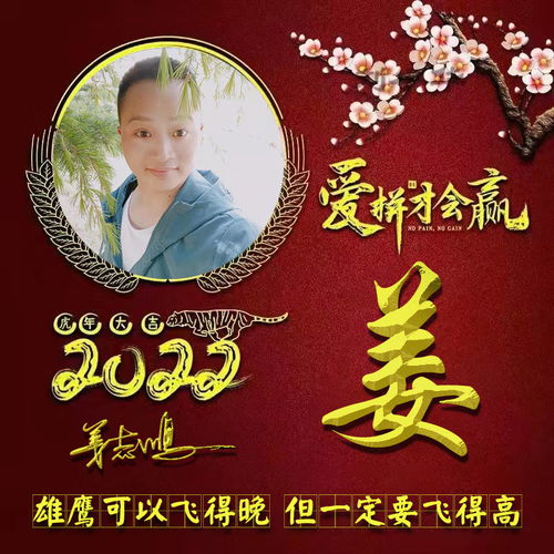  2022你的微信头像该换新了,39张高端大气姓氏签名头像,请查收