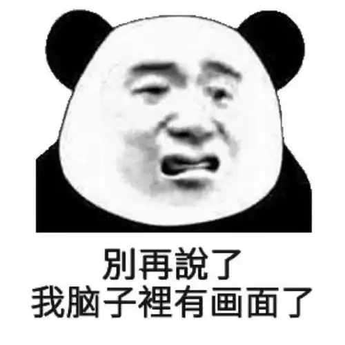  熊猫头表情包我懂,我会照顾好嫂子的
